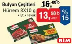 HÜRREM BULYON ÇEŞİTLERİ 8X10 G